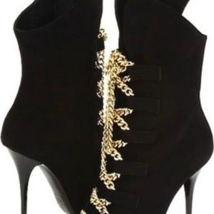Authentic Giuseppe Zanotti black high heeled boots
